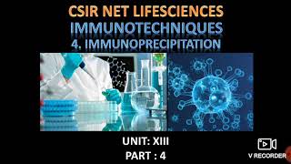 IMMUNOPRECIPITATION PART 4 IMMUNOTECHNIQUES PREVIOUS YEAR SOLVED QUESTIONS [upl. by Dloreg914]