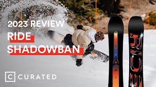 2023 Ride Shadowban Snowboard Review 2024 Same Tech Different Graphic  Curated [upl. by Ingeberg7]