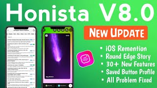 Honista v80 Round Edge Story 30New features🔥 Honista new update [upl. by Utter]