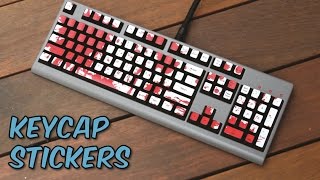 Mechanical Keyboard Key Cap DecalsStickers  Review [upl. by Milstone]