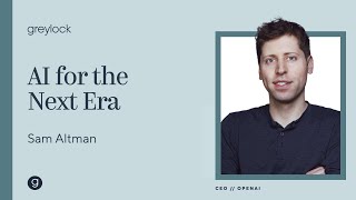 OpenAI CEO Sam Altman  AI for the Next Era [upl. by O'Shee]