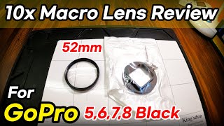 GoPro Hero 8 Black 52mm 10x Macro Lens Review amp Comparison For Underwater CloseUp shot [upl. by Forsyth]