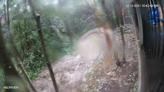 WATCH “Debris Flow” Event – Foreman Creek Boulder Creek – December 13 2021 [upl. by Zilada787]