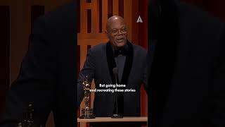 Samuel L Jackson Receives an Honorary Oscar [upl. by Froh]