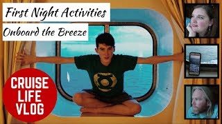 CRUISE LIFE VLOG Carnival Breeze First Night Activities  Day 1 Part 3 [upl. by Kosaka]