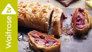 Pear and Blackberry Strudel  Waitrose [upl. by Ahsinrad]