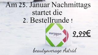 Eurapon for you Box  Winter Edition  2 Runde am 25 Januar  beautyoverage Astrid [upl. by Ahsieka]