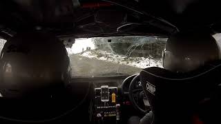 Malcolm Wilson Rally 2023 Onboard stage 3 Crash [upl. by Kryska]