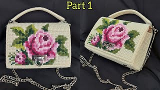 Bag cross stitch part 1 [upl. by Rip]