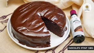 Heavenly Chocolate Stout Cake With Chocolate Ganache  So Moist And Fluffy [upl. by Rudwik]