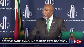 LIVESTREAM  Reserve Bank announces repo rate decision [upl. by Eilyw]