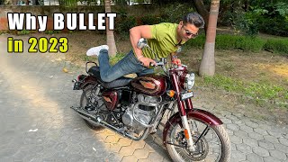 Unveiling the Royal Enfield Bullet 350cc 2023 New Model  Whats New MotoCrave [upl. by Lalo]