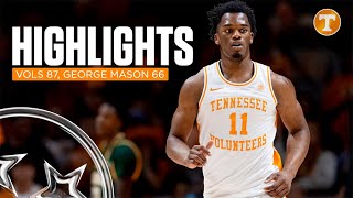 HIGHLIGHTS Vols 87 George Mason 66 Dec 5 2023 [upl. by Vish613]