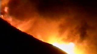 San Diego Fire in Harmony Grove Shows Fire Storm and Devastation October 21  1996 [upl. by Lissak]