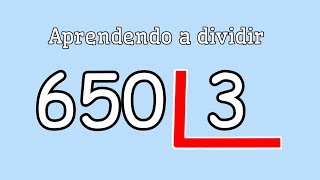 650 dividido por 3  650  3 [upl. by Sonni]