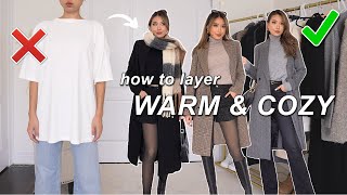 cold weather outfits that are WARM  STYLISH  FUNCTIONAL  winter 2023 [upl. by Yelyr]