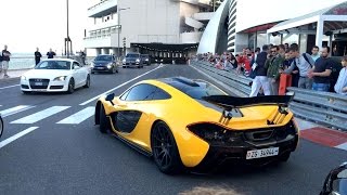 Top Marques Monaco Highlights  Supercars Tunnel Accelerations and Revving [upl. by Thurmann]