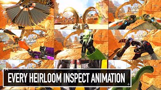 Every Heirloom Inspect Animation In APEX LEGENDS 2023 All Heirloom Inspection Animations [upl. by Nnylyma988]