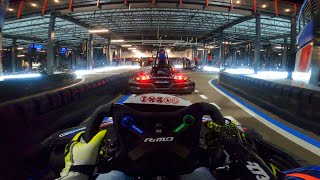 GoPro POV of the WORLDS LARGEST Karting Track Supercharged Entertainment NJ [upl. by Faith]