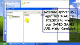 How To Gamesave  Part 33  Using Saves With Xplorer 360 [upl. by Silvester]