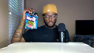 ASMR Eating TROLLI GUMMY WORMS [upl. by Rehpotsyrk]