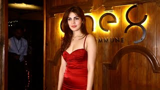 Rhea Chakraborty Stuns in a Red Dress A Fashion Icon in the Making [upl. by Banquer761]