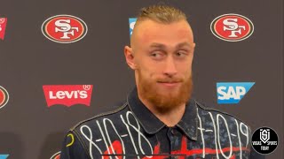 GEORGE KITTLE HILARIOUS AFTER BEATING PACKERS SPEAKS ON THE 49ERS BEING BACK IN THE NFC TITLE GAME [upl. by Nyberg]