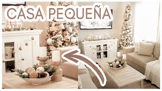 🌲IDEAS DECORACIÓN NAVIDEÑA CASA PEQUEÑA Decoración fácil y elegante COMO DECORAR NAVIDAD 2023 DIY [upl. by Mccreery441]