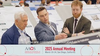 Experience the Pinnacle of Orthopaedic Education at AAOS 2025 [upl. by Ginger570]