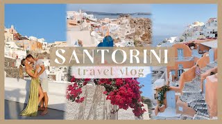 SANTORINI GREECE VLOG  exploring Oia Ancient Thera Emporio Pyrgos amp Red Beach [upl. by Yebba]