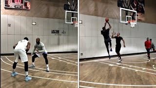 LeBron James Vs Kevin Durant in a PICK UP GAME In NEW YORK CITY [upl. by Anit]