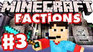 Minecraft Factions Part 3  First Raid Scottland Studios Public Minecraft Factions Server [upl. by Ahsurej]