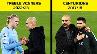 Man City’s Centurions vs Treble Winners Which team was better [upl. by Yulma]