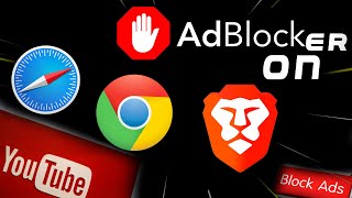 Best Free Ad Blocker Extension For Browserchrome PcLaptopBraveSafari [upl. by Rosati]