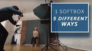 5 WAYS TO USE A SINGLE LIGHT  Lighting Tutorial [upl. by Elizabet256]