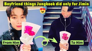 Boyfriend things that Jungkook has done Only for his Jimin 2024 [upl. by Berkman]