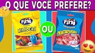 🔁 O QUE VOCÊ PREFERE Edição GULOSEIMAS🧁  Qual doce você prefere [upl. by Adnof]