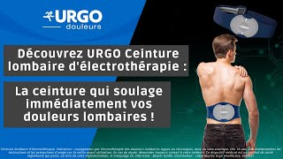 Mode demploi  Comment utiliser la ceinture lombaire délectrothérapie URGO [upl. by Osner838]