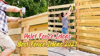 30 Creative Palet fence ideas  Fence  Diy Palet Fence  Garden fence ideas [upl. by Atilef]