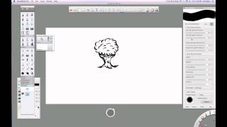 Creating a custom brush in Sketchbook Pro pt 1  Stamp Brushes [upl. by Kauslick142]