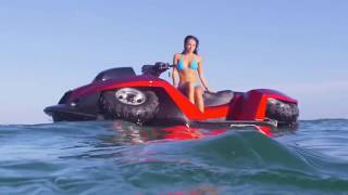 Test du Quadski ➽ quotUn mix entre un Quad et Jetskiquot [upl. by Theola161]