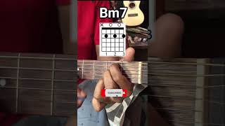 Bm7 Guitar Chord shorts guitar music shortvideo diagram song youtubeshorts [upl. by Lilah]