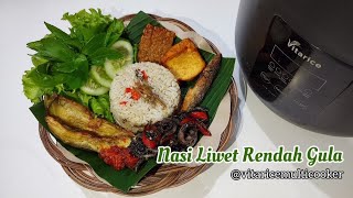 Nasi Liwet Rendah Gula  vitaricemulticooker [upl. by Ramalahs]