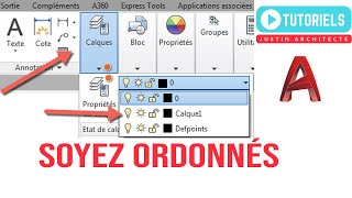 TUTO AUTOCAD Travailler sans calques cest travailler MAL [upl. by Yrrak]