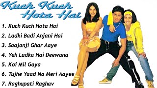 Kuch Kuch Hota Hai Movie All SongsShahrukh Khan amp Kajol amp Rani MukherjeeMUSICAL WORLD [upl. by Onitsoga]