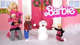 Barbie amp Ken Family Toddler Bedtime Routine [upl. by Eirrem]