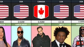 Richest Rappers 2024 [upl. by Noam]