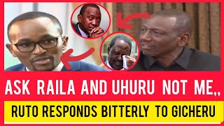 DRAMARUTO VS GICHERUMANZUASK RAILA AND UHURU THOSE QUESTIONS NOT ME MY FRIEND [upl. by Negiam]