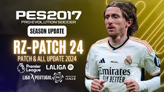 PES 2017  Latest Version For RZPatch Season 2024  All Competitions Download amp Install [upl. by Goldberg640]