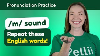 Practicing m – English Pronunciation Lesson Part 2 [upl. by Sassan]